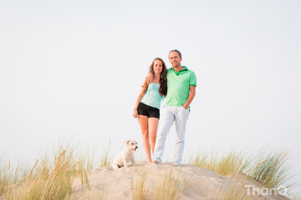 Fotoshoot Dino - langharige Jack Russel